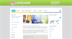 Desktop Screenshot of lipidchem.com