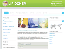 Tablet Screenshot of lipidchem.com